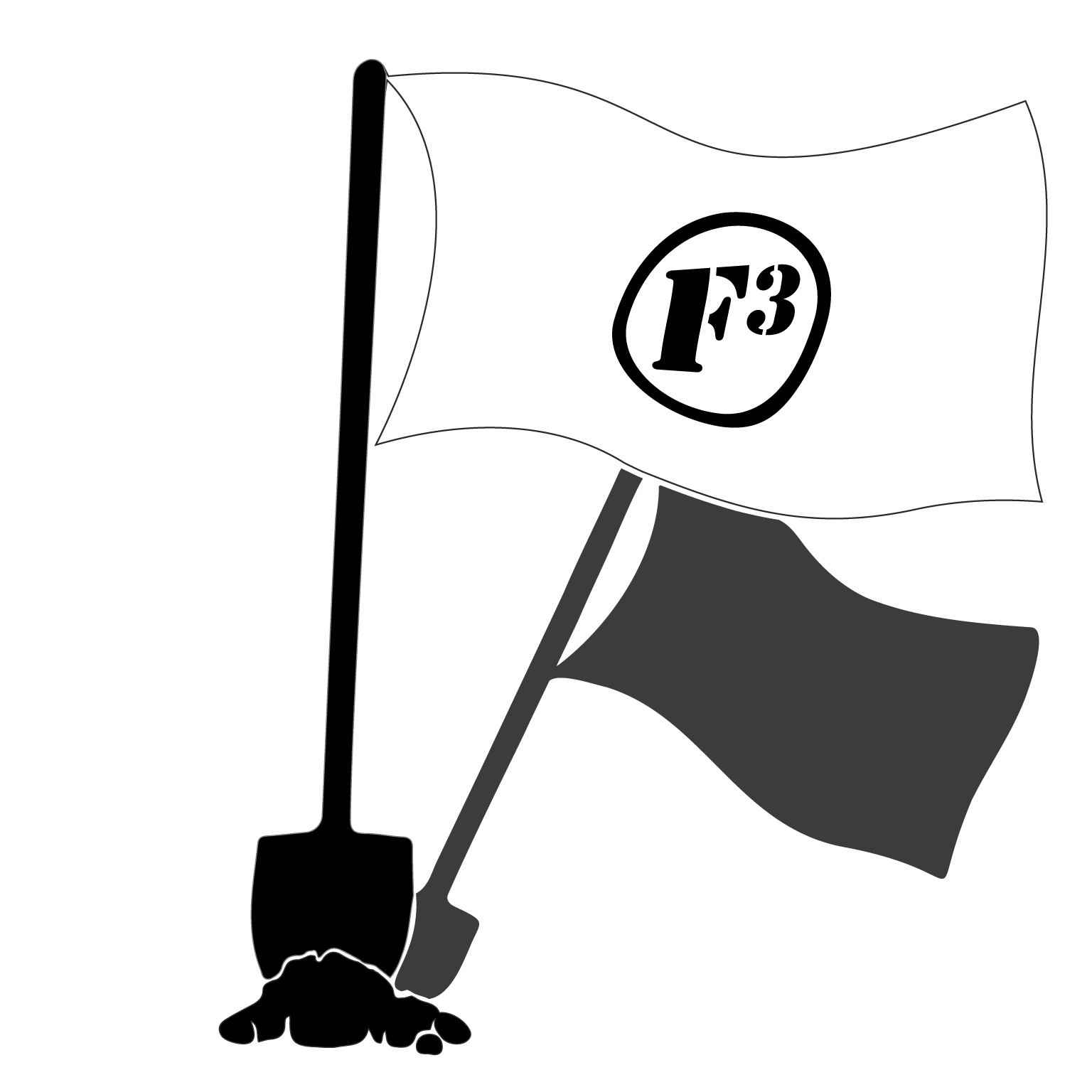 F3 Shovel Flag